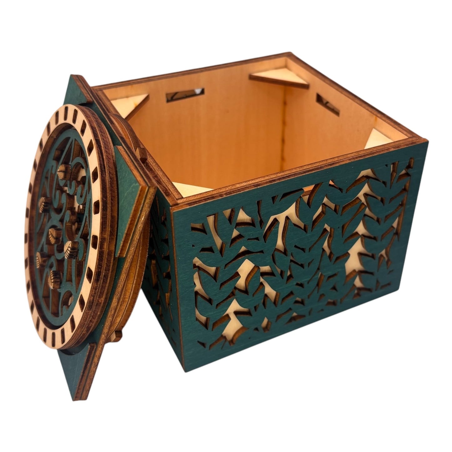 boite en bois engrenage et mécanisme sans cassse tete en gravure et decoupe laser decoration interieur bijoux secrets tresors de fabrication artinale et francaise