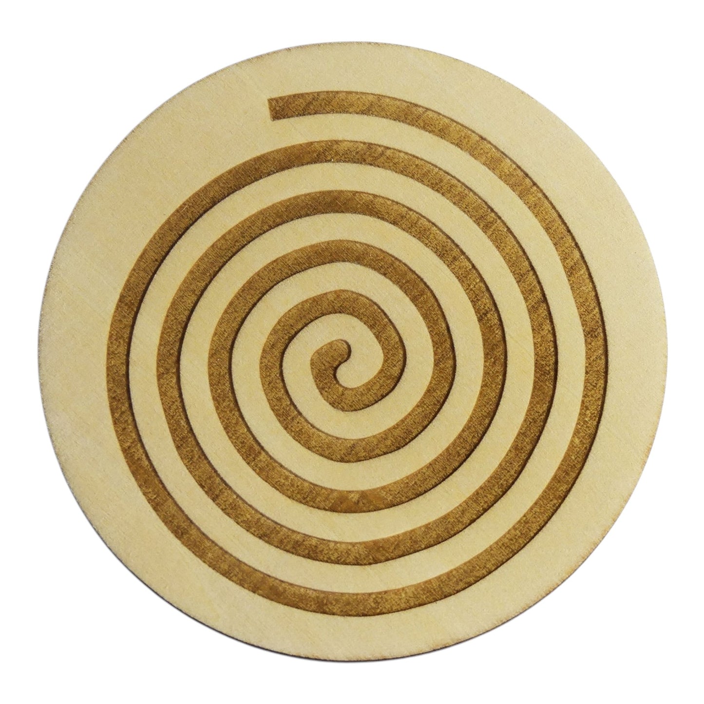 Plaque De rechargement Spirale Celtique rechargement fleur de vie , ésotérisme , symbole sacrés, bien être lithothérapie fabrication francaise et artisanale  en gravure et découpe laser