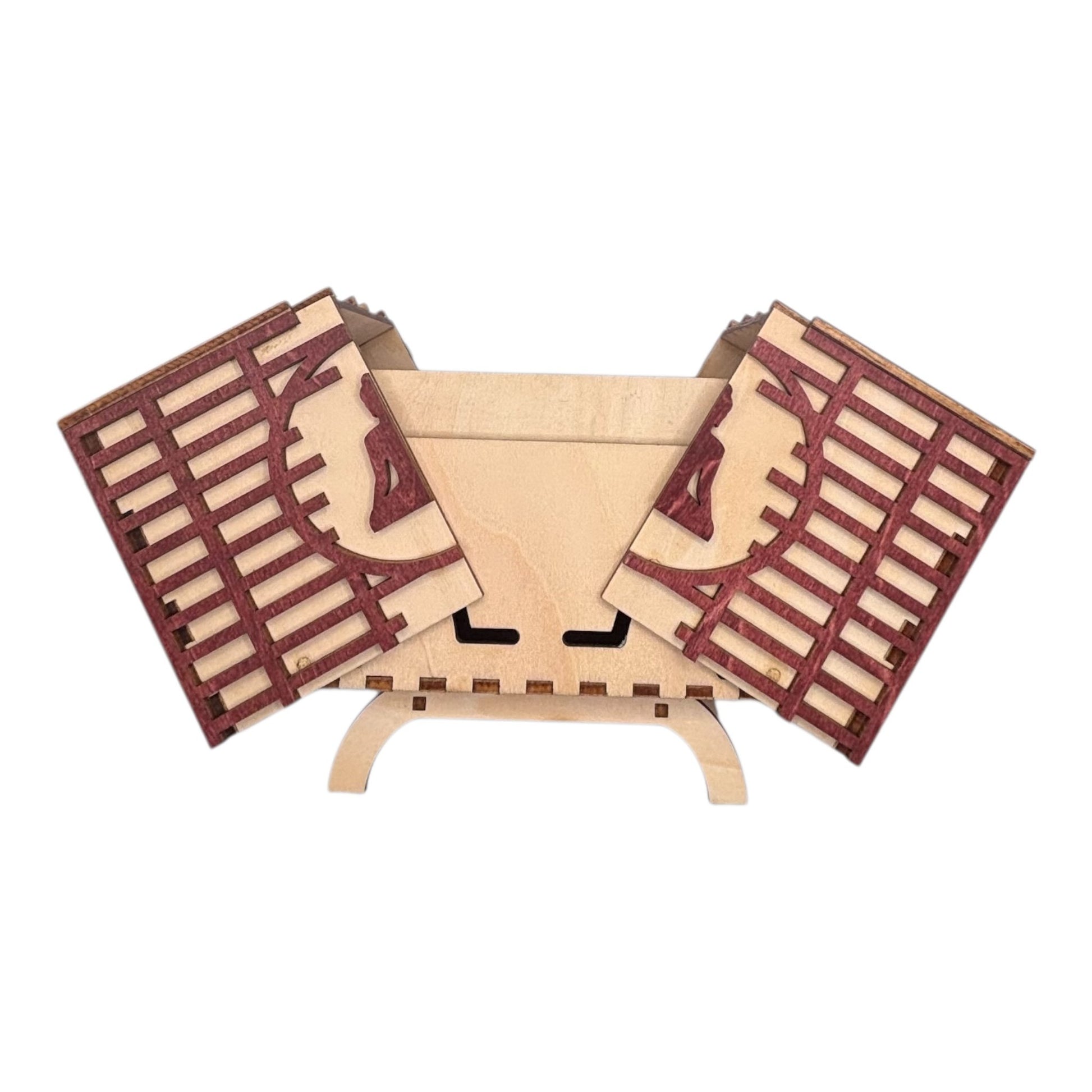 Boîte en bois artisanale à mécanisme, fabrication française, parfaite pour ranger bijoux, trésors et secrets sans casse-tête.
pour une décoration zen et naturel