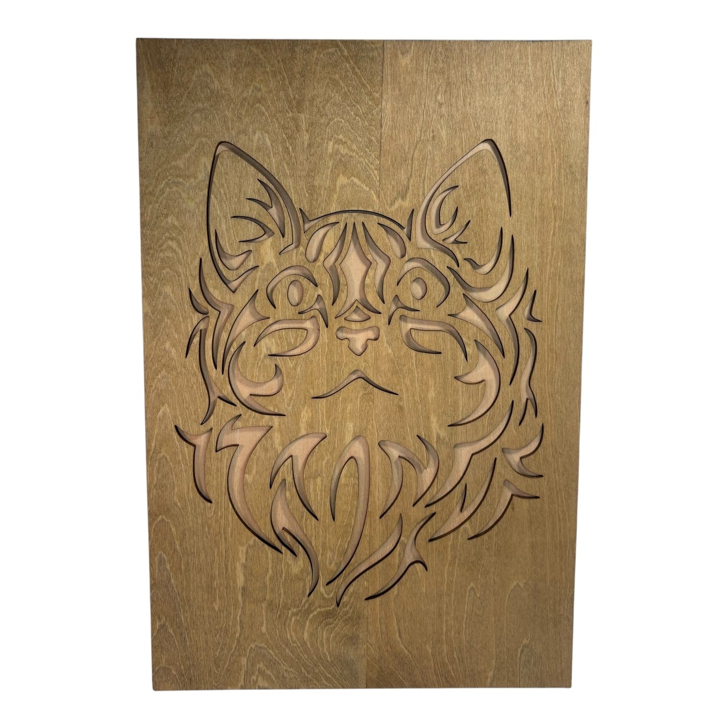 Tribal cat paintings