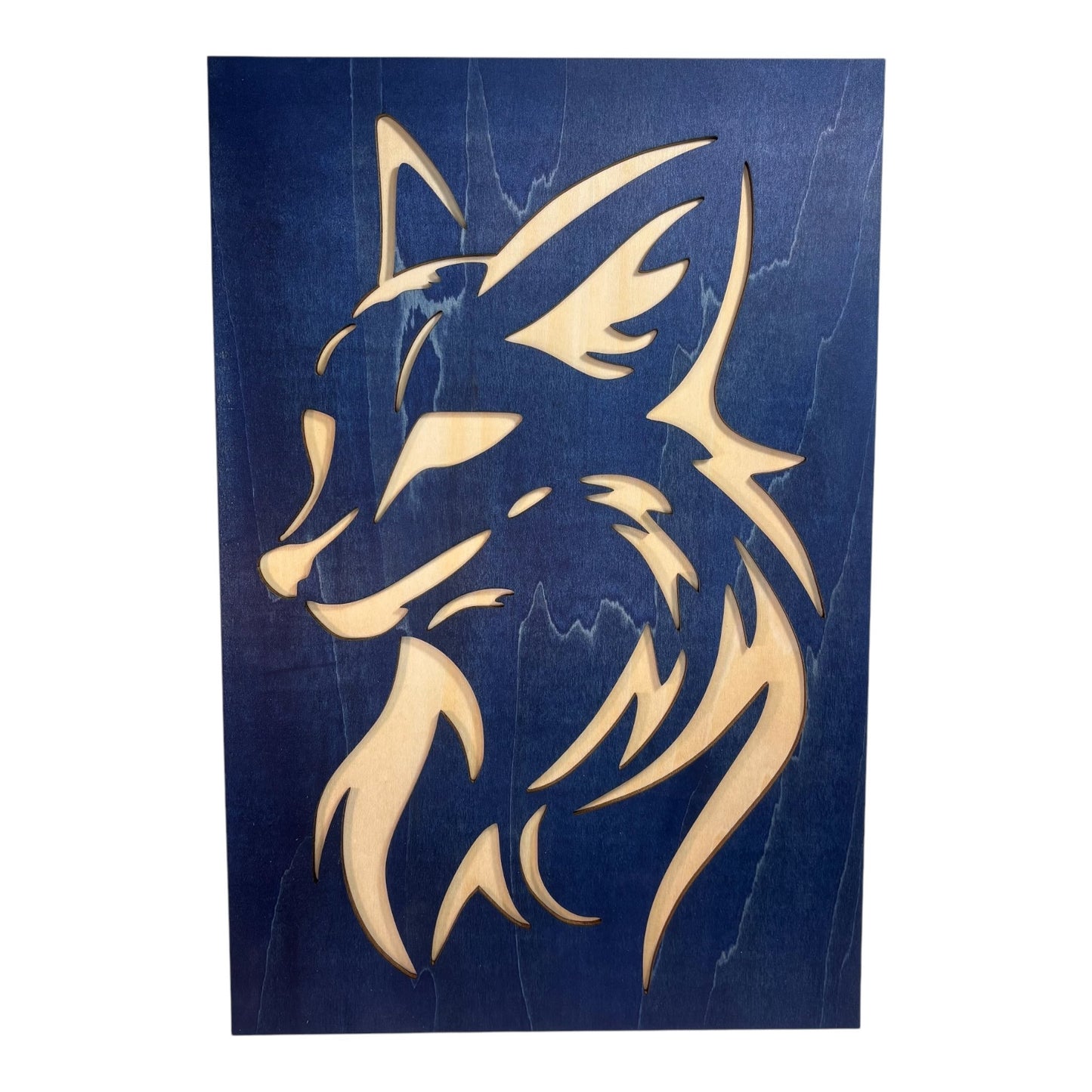 Tribal Style Wolf and Fox Painting Duo
