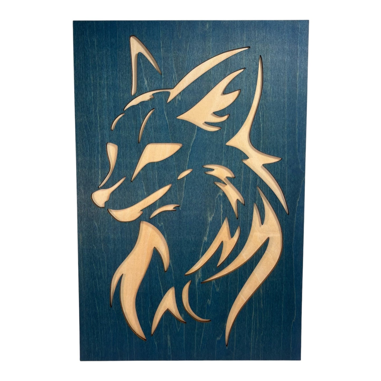 Tribal Style Wolf and Fox Painting Duo